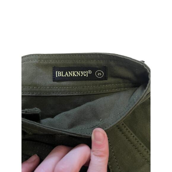 Blank NYC Green Hakuna Matata Pleated High Waist Pants *Revolve Dark Academia - Picture 5 of 15